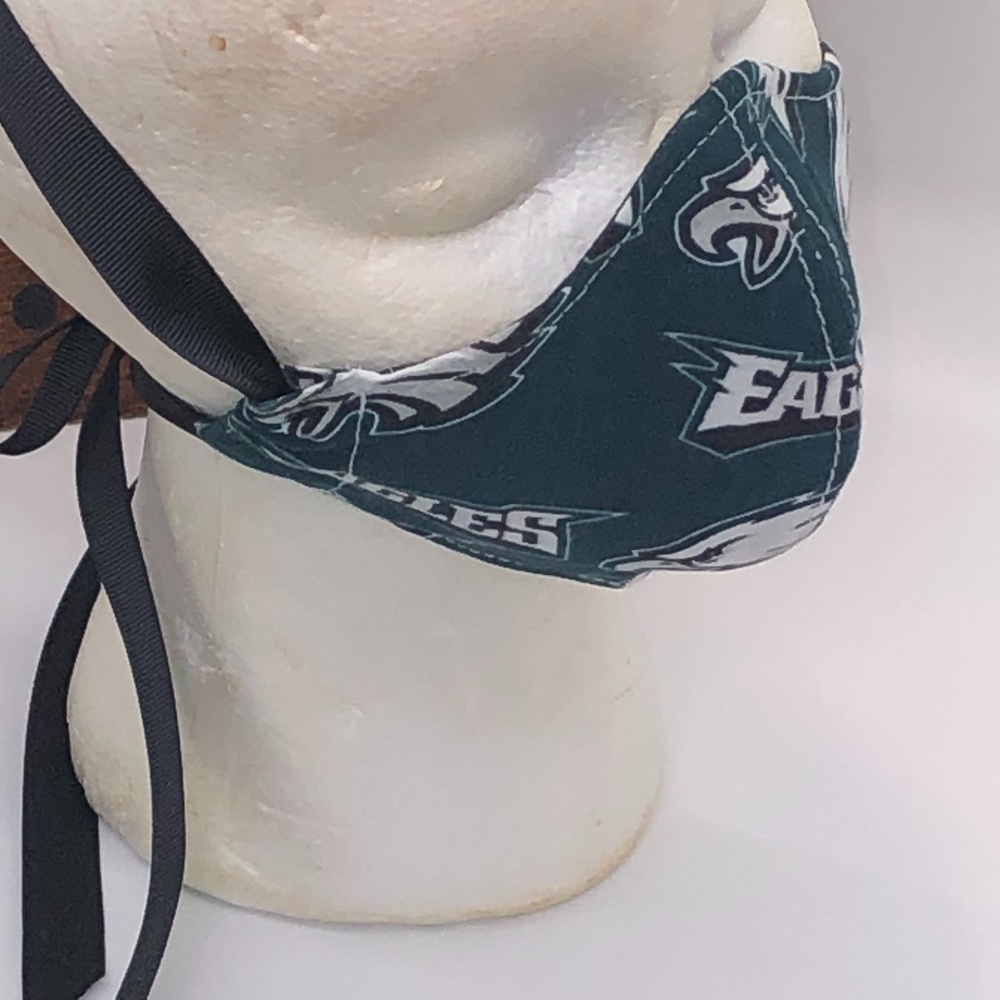 EAGLES 100% Cotton Adjustable Tie Face Mask~NEW!